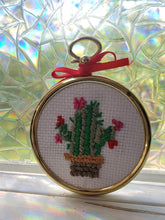 Load image into Gallery viewer, Blooming Cactus Cross Stitch
