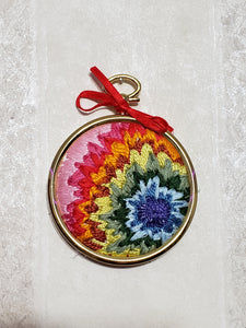 Tie Dye Cross Stitch