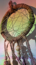 Load image into Gallery viewer, Handmade Leather &amp; Twine Dreamcatcher
