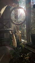 Load image into Gallery viewer, Handmade Leather &amp; Twine Dreamcatcher
