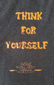 Think For Yourself Holographic Hoodie