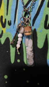 Moonstone Key Pendant