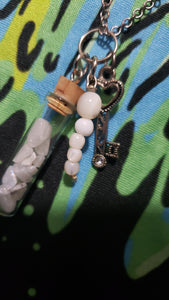 Moonstone Key Pendant