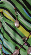 Load image into Gallery viewer, Rose-Tinted Glass Jewelry Set
