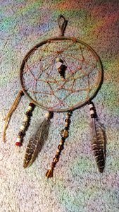 Handmade Geometric Earthen Dreamcatcher