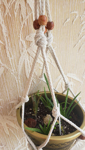 Beads & Knots Braided Cord Plant Hanger