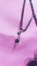 Load image into Gallery viewer, Hematite Heart On Your Sleeve Necklace
