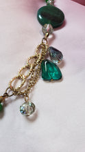 Load image into Gallery viewer, Fluorite-inspired Gem &amp; Metal Necklace
