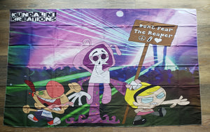 Grim Adventures Rave Squad Tapestry