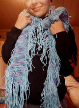 Load image into Gallery viewer, First Frost Crocheted Scarf
