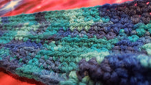 Load image into Gallery viewer, Winter Blues Crocheted Scarf
