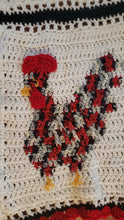 Load image into Gallery viewer, Speckled Rooster Crocheted Quilt
