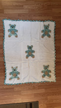 Load image into Gallery viewer, Teddy Bear Crocheted Quilt
