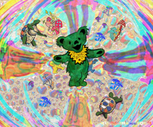 Load image into Gallery viewer, Dancing Bear Terrapin Tapestry
